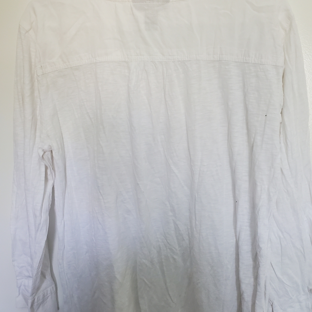 Style & Co. White Long Sleeve Dress Baby Doll Style - Picture 6 of 7